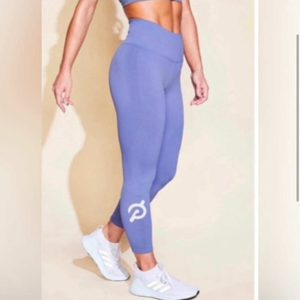 Brand New Peloton Nux Leggings - Small, Festive Blue